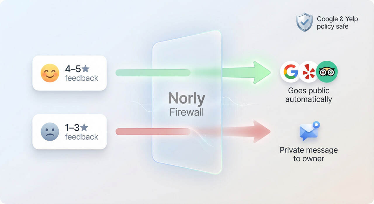 Norly Reputation Firewall flow