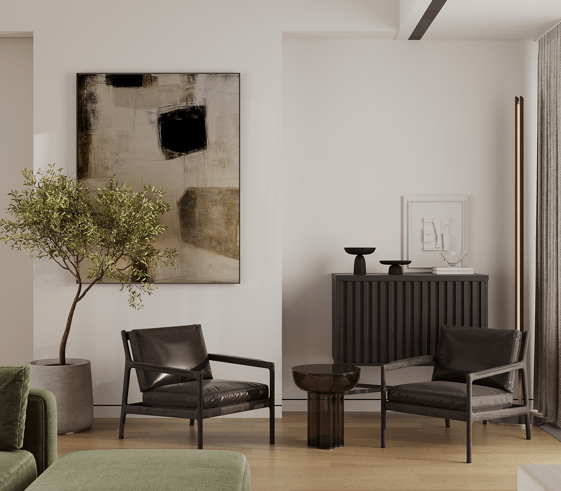 гостиная минимализм