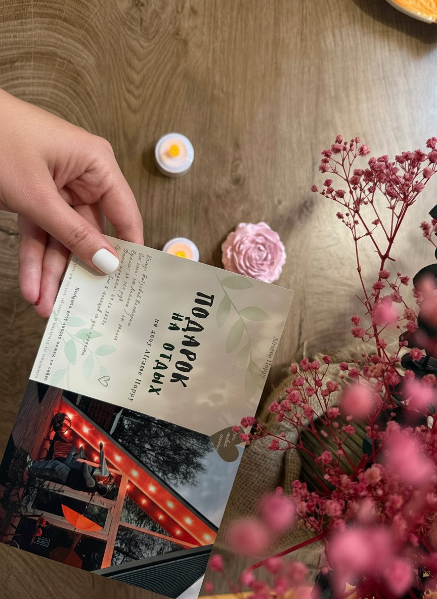 Подарок на отдых в отель 