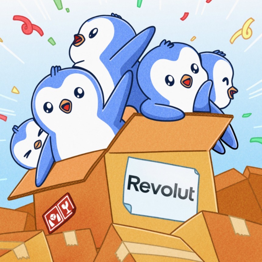 $PENGU crypto listing Revolut