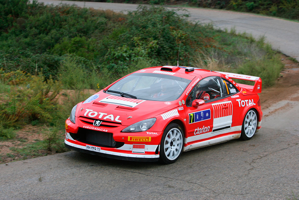 Маркус Гронхольм и Тимо Раутиайнен, Peugeot 307 WRC (984 PPQ 75), ралли Тур де Корс 2005/Фото: Marlboro Peugeot Total