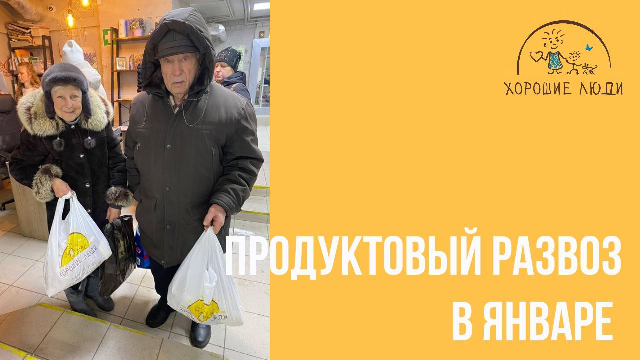 Помощь продуктами пожилым, инвалидам, многодетным
