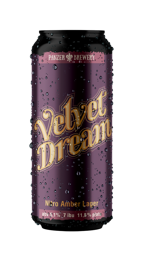 Банка пива Velvet Dream - Amber Lager от Panzer Brewery