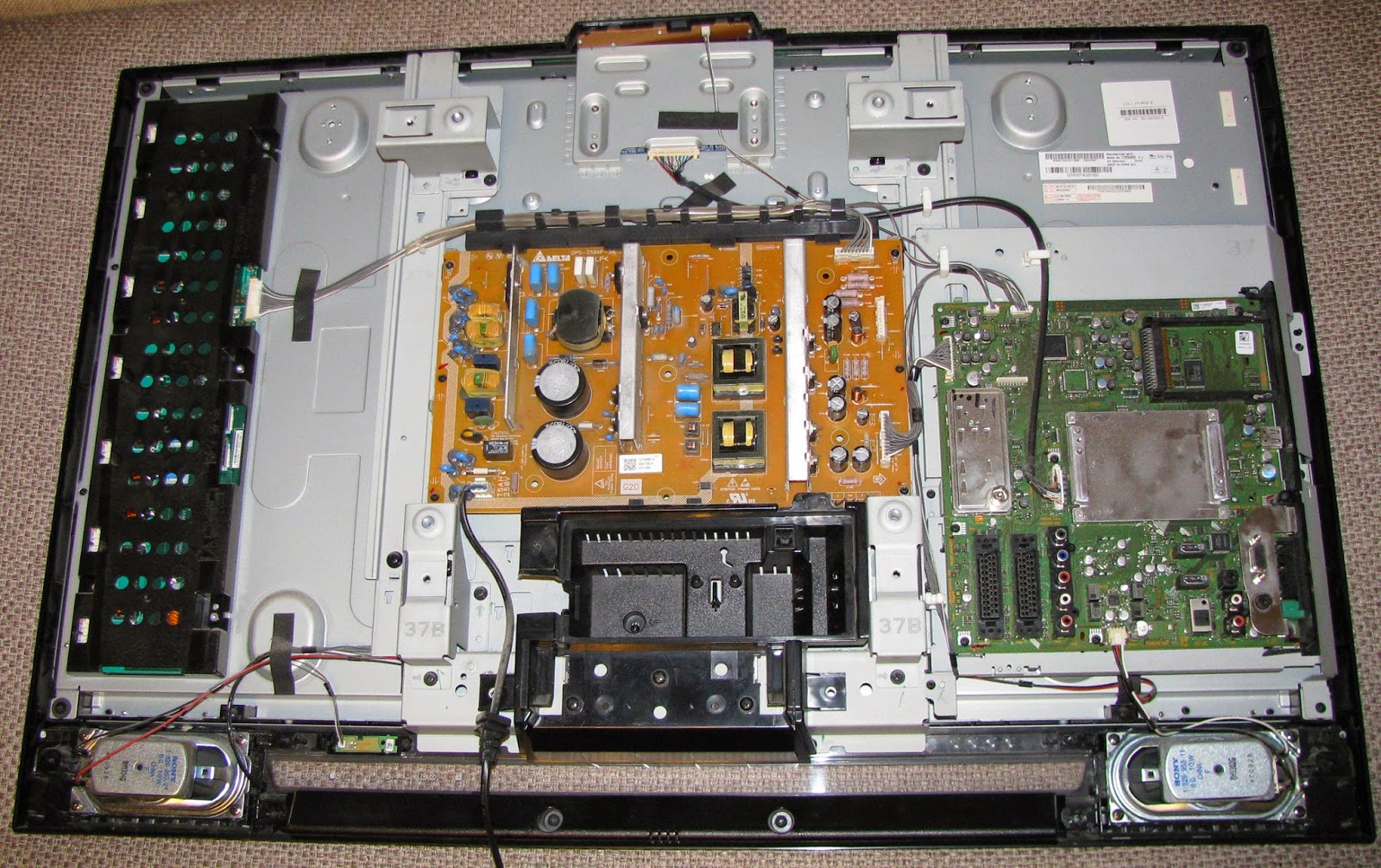 Sony kdl 37s4000 негативное изображение