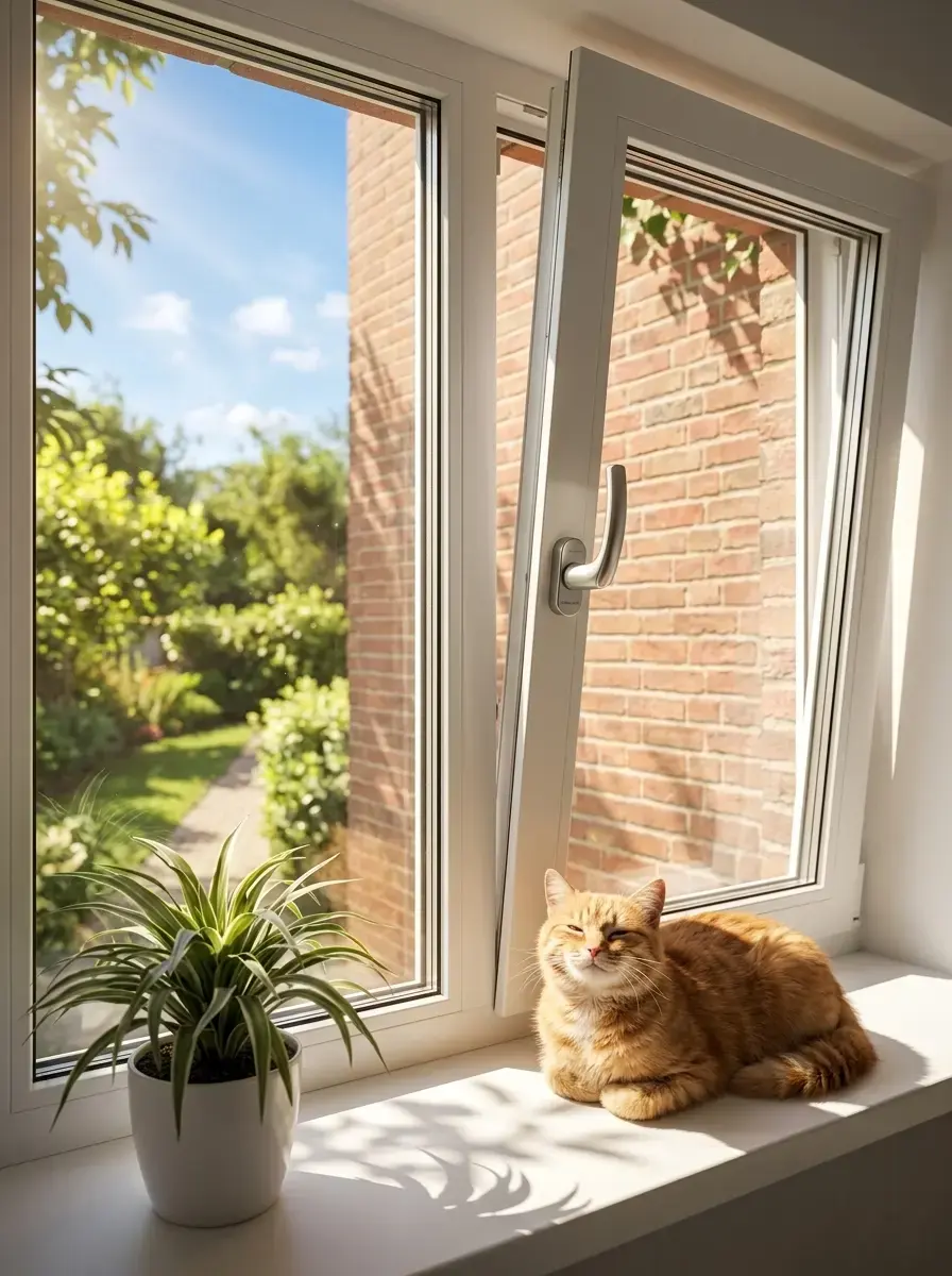 Пластиковые окна Рехау в интерьере