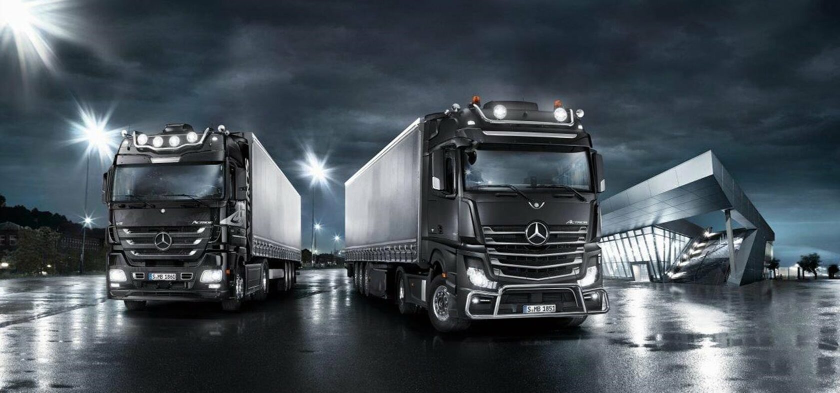 Мерседес Бенц Actros дальнобойщики