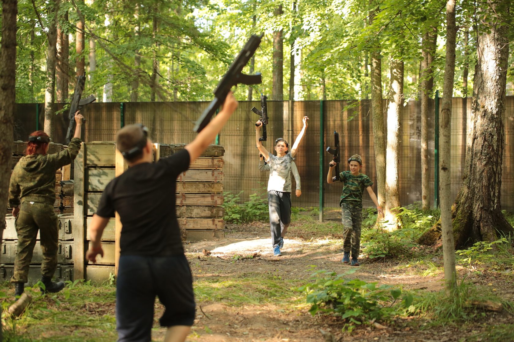 лагерь в парке патриот