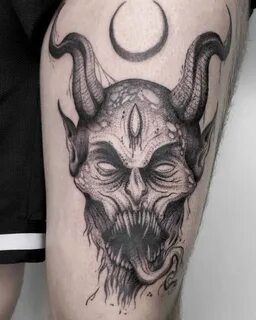 Тату Дьявол: фото, эскизы и значение татуировки для мужчин и девушек