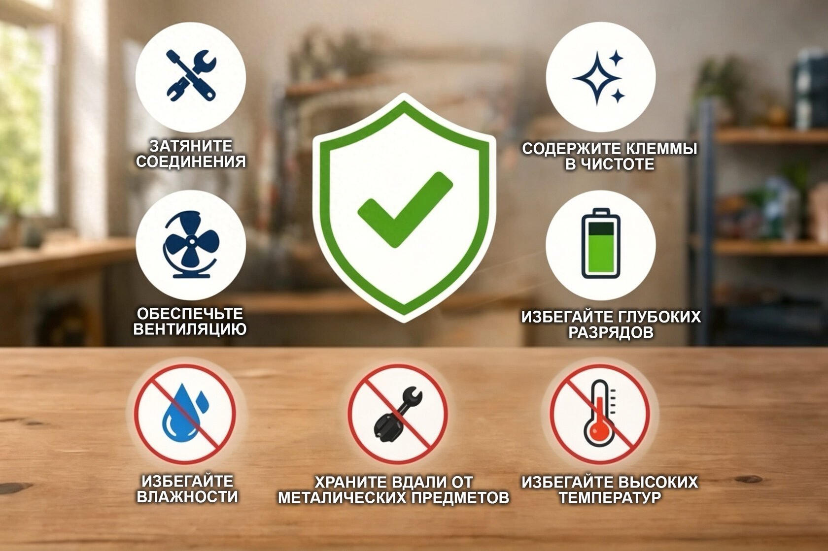 Правила обслуживания аккумуляторов LiFePO4