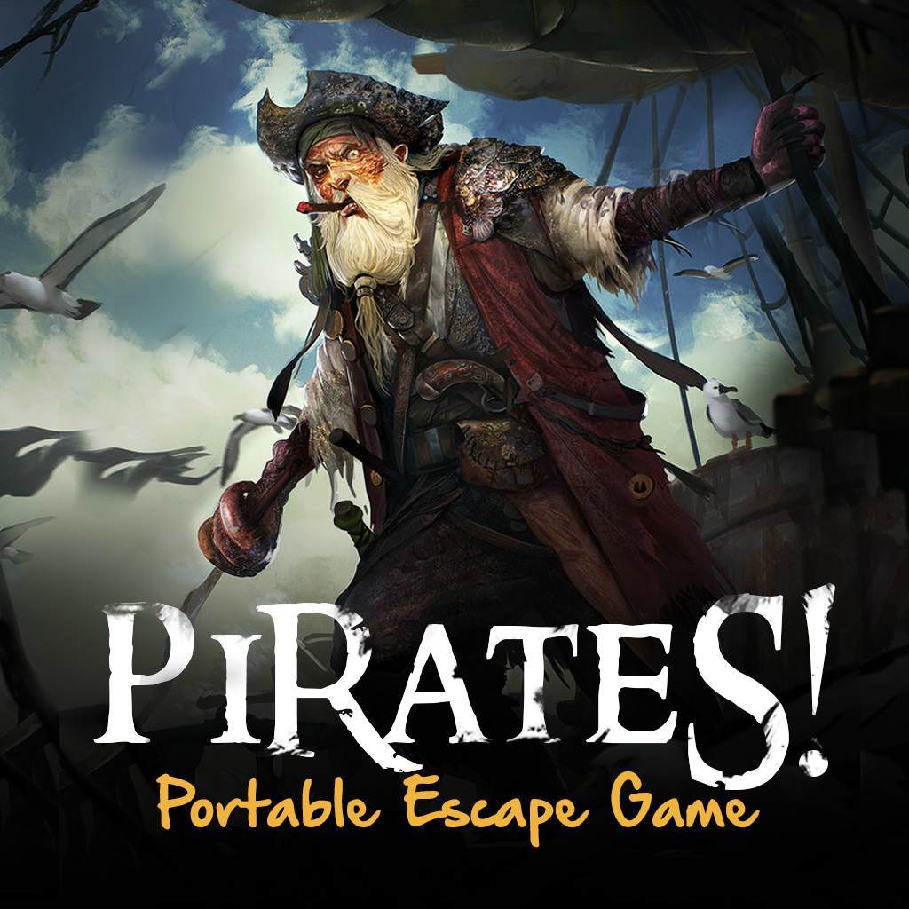 Pirates! portable escape game. Escape game in a box for your escape room  business