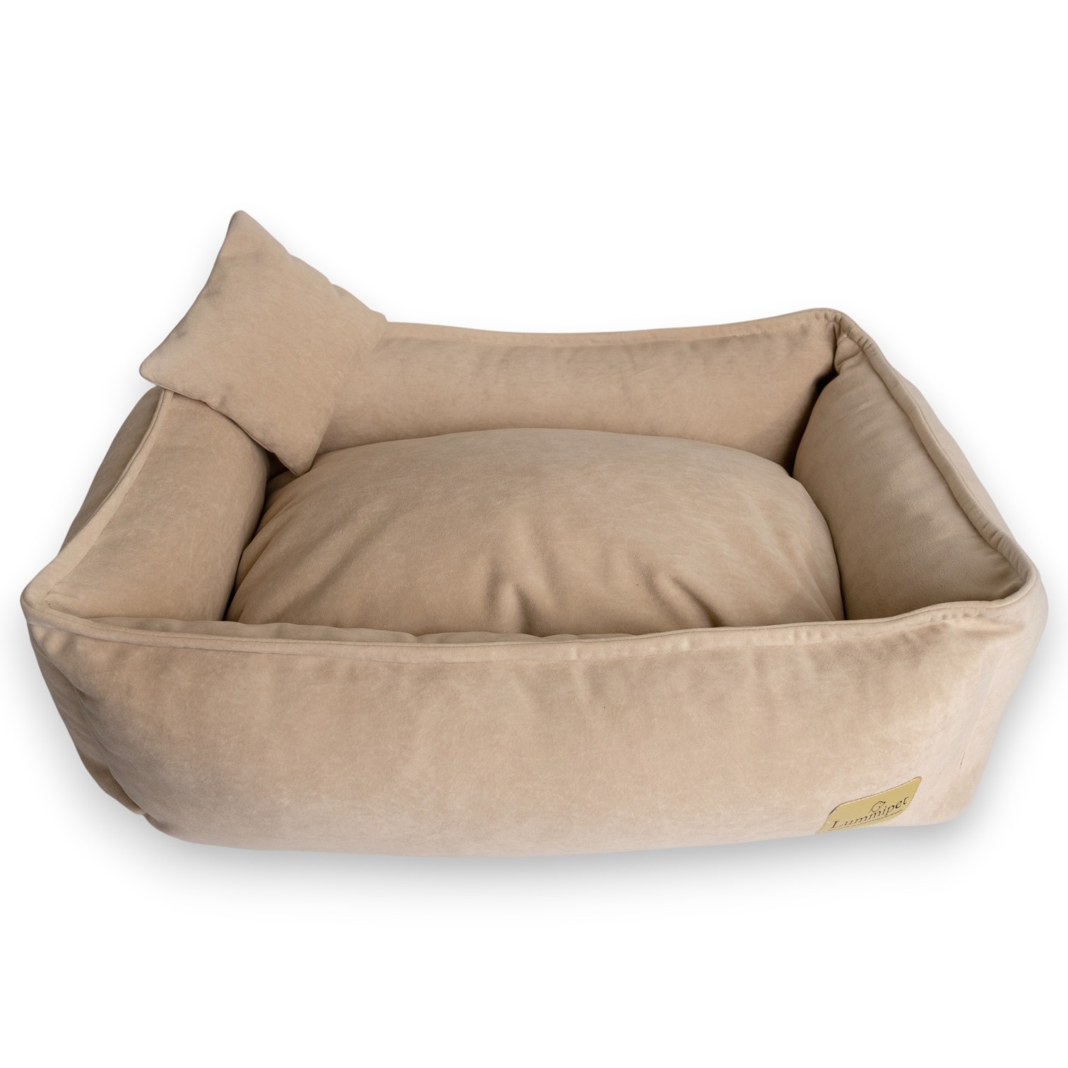 лежанка прямая бежевая