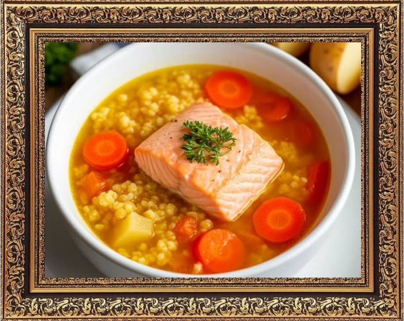 суп из консервированной горбуши