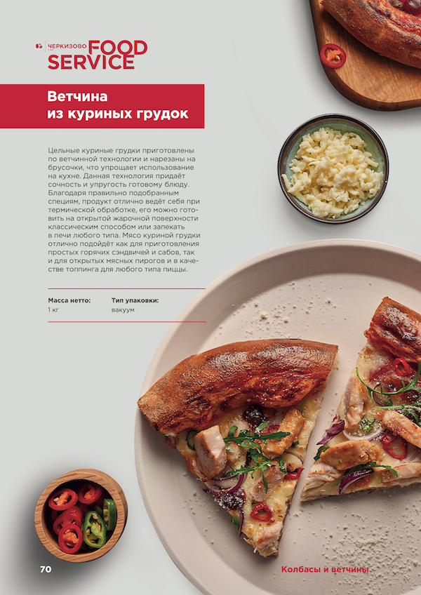 Ветчина из куриных грудок Черкизово FOOD SERVICE