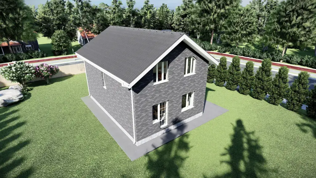 Проект двухэтажного дома 2-127 — 127 м²