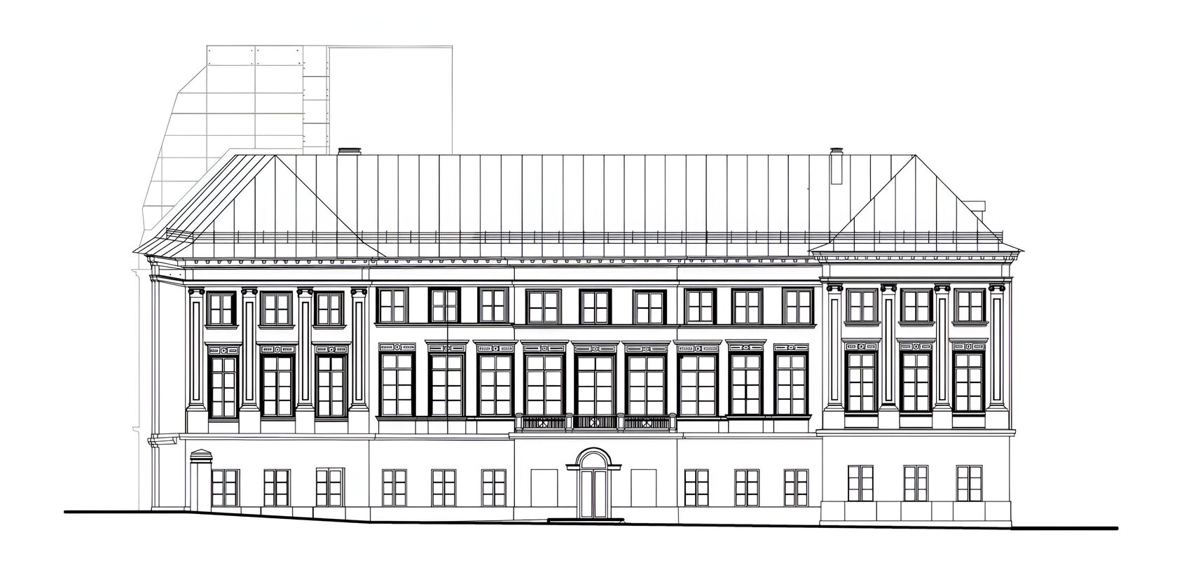 Фасады Палат Брюса