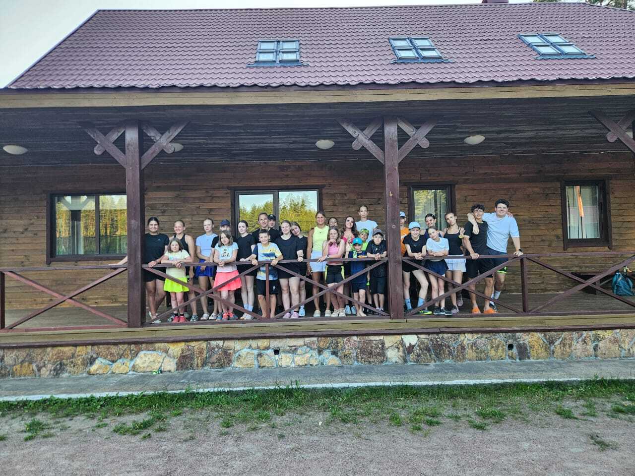 Группа на сборах