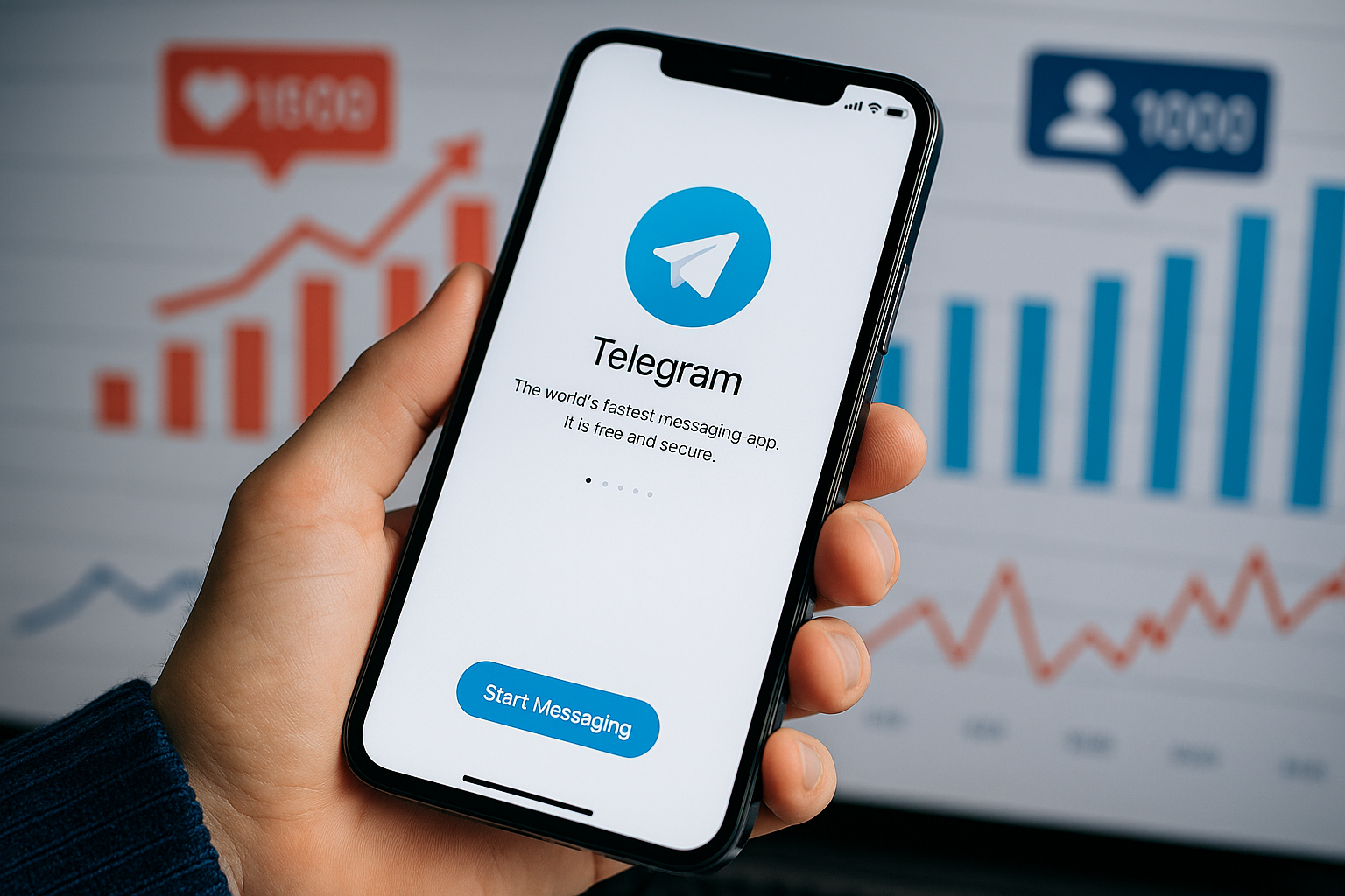 Накрутка подписчиков в Telegram - как выбрать скорость и объёмы