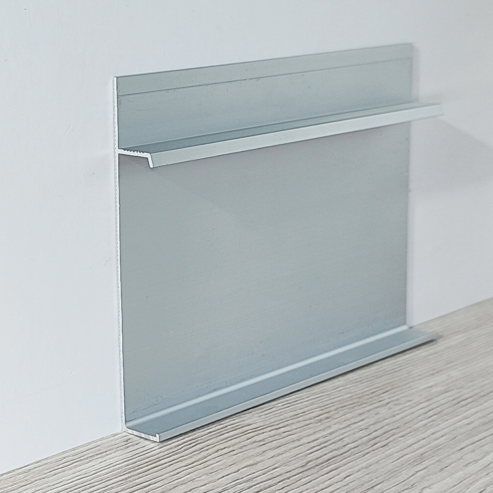 Алюминиевые плинтусы под гипсокартон - купить теневой металлический ...