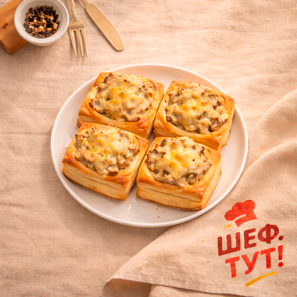 Жульен с курицей