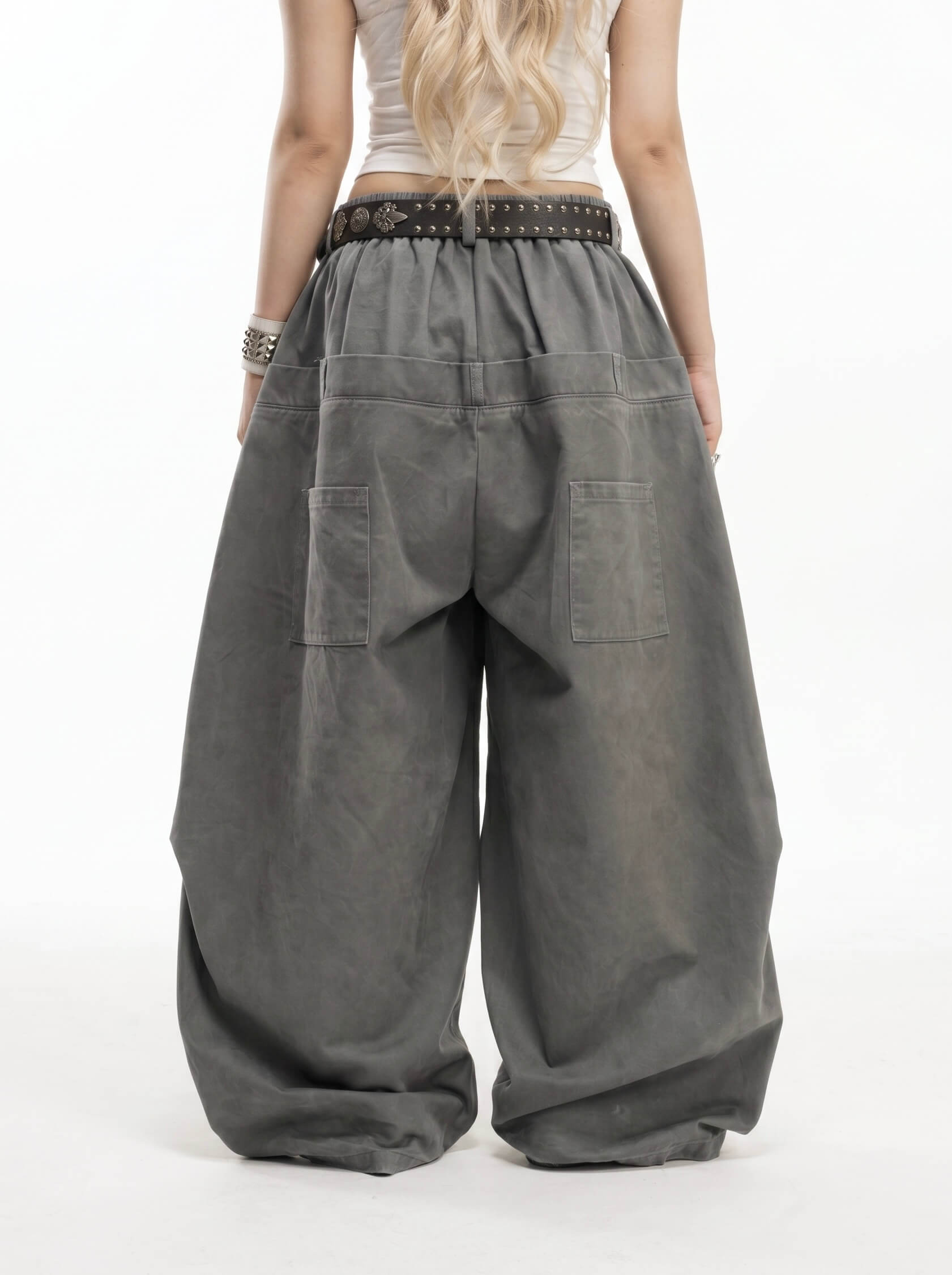Брюки Oversize Structure Pants, вид сзади
