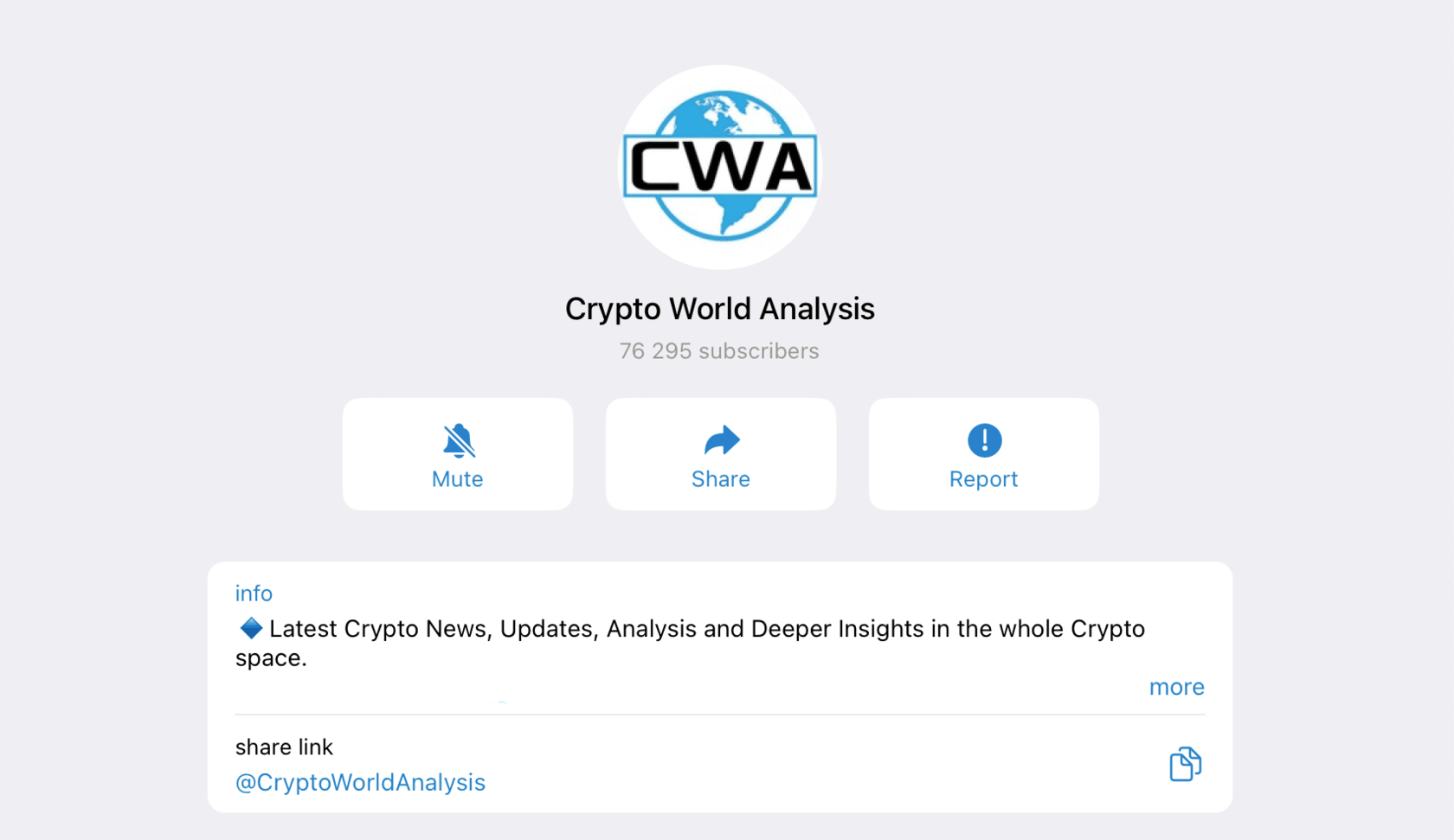 Crypto World Analysis