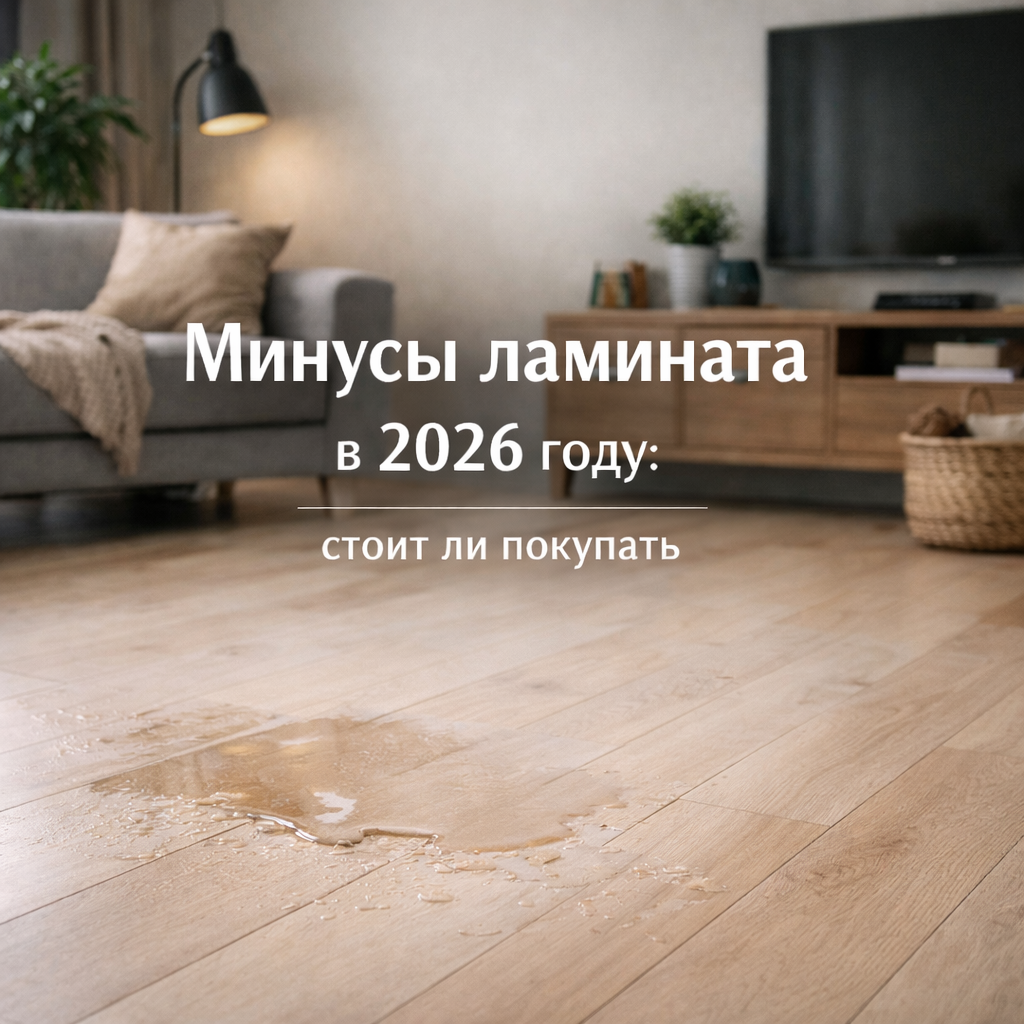 Минусы ламината, о которых важно знать перед покупкой: укладка, влагостойкость, шум и ремонт. Разбираем, насколько они критичны и как их избежать