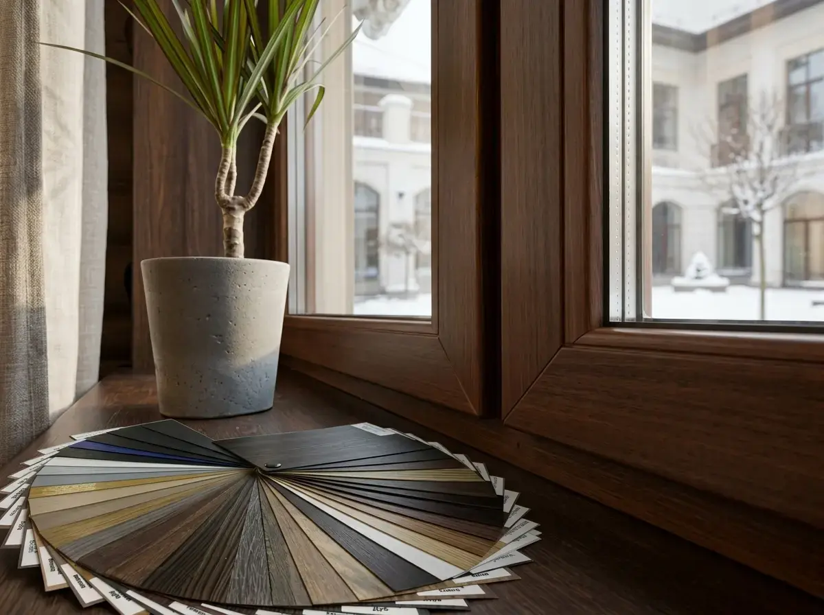 Ламинация и цветовые решения для профилей