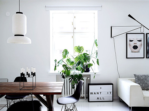 Двухкомнатная минималистская квартира