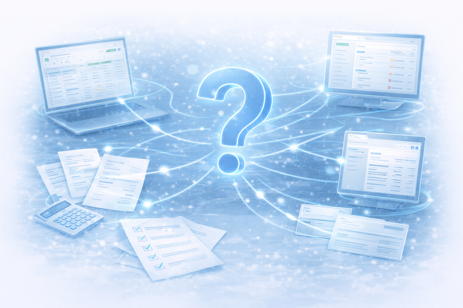 Данные о клиентах распределены между таблицами, CRM, бухгалтерскими системами и переписками