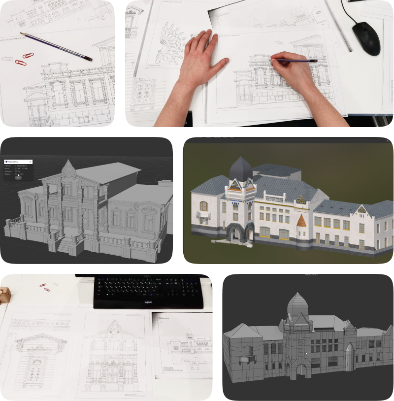 BOGG.ART создали высоко детализированные 3Д модели монументов, памятников и исторических зданий Пензы