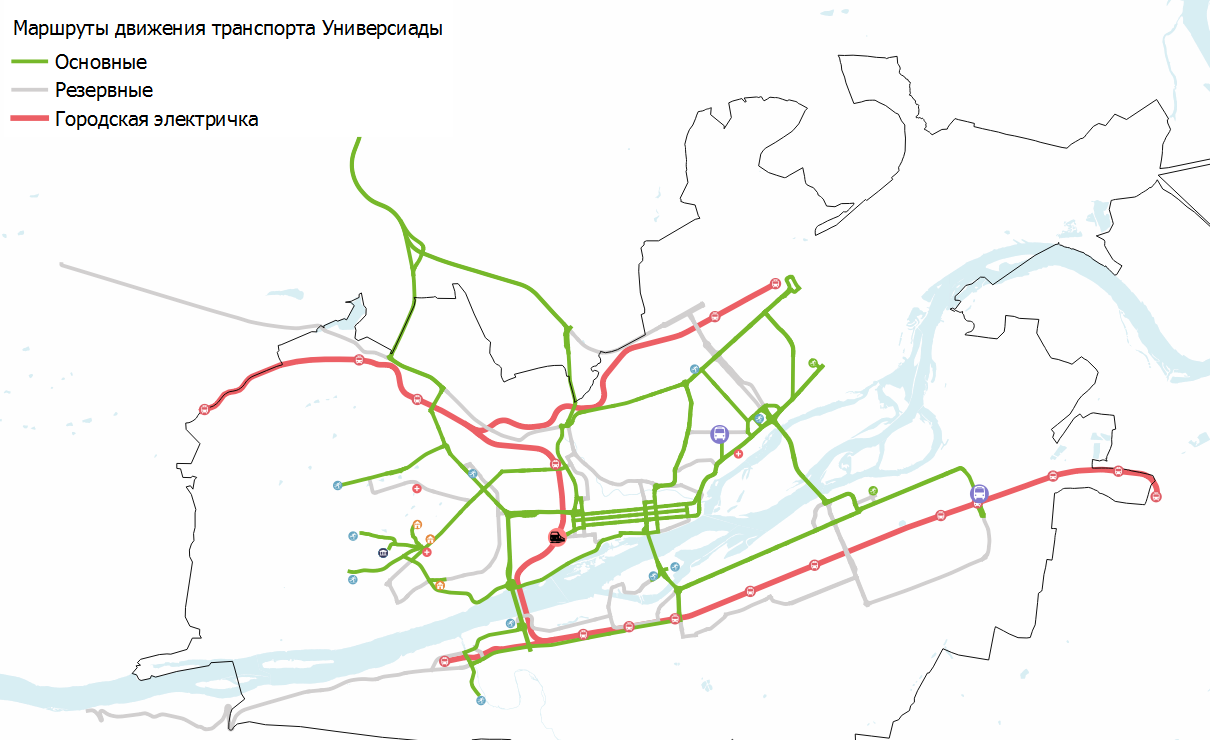 Схема движения грузового транспорта