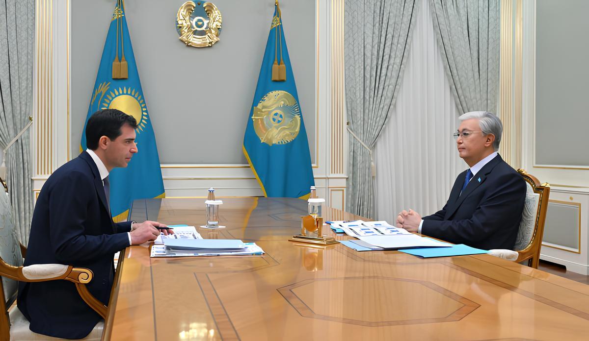 Встреча Президента Казахстана и руководителя Qarmet