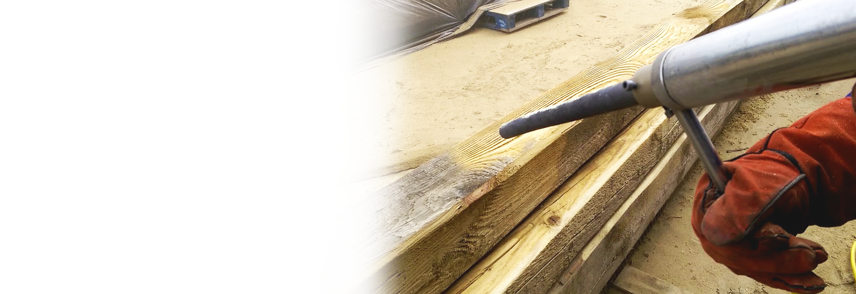 Пескоструйная обработка дерева