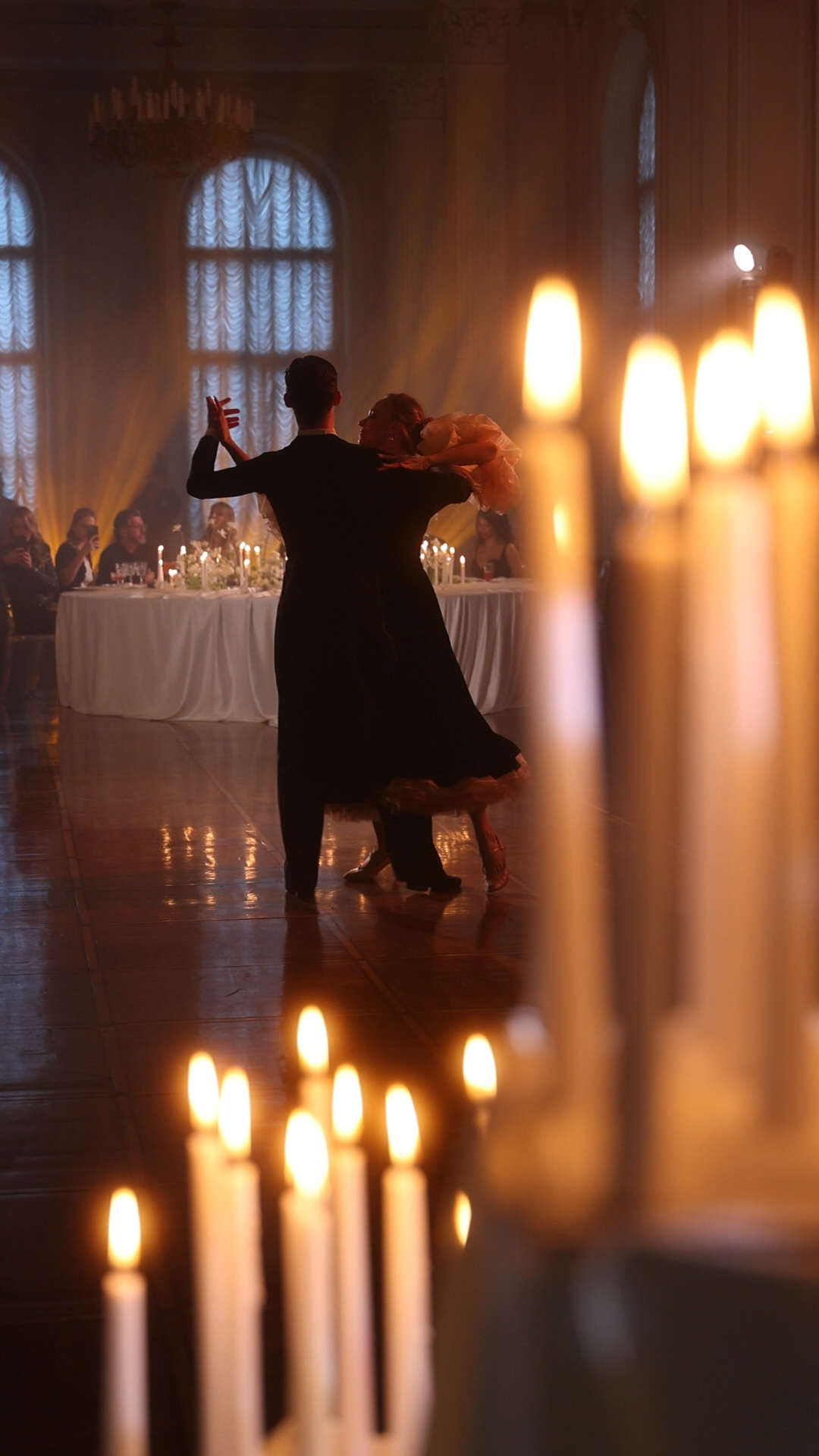 декор со свечами