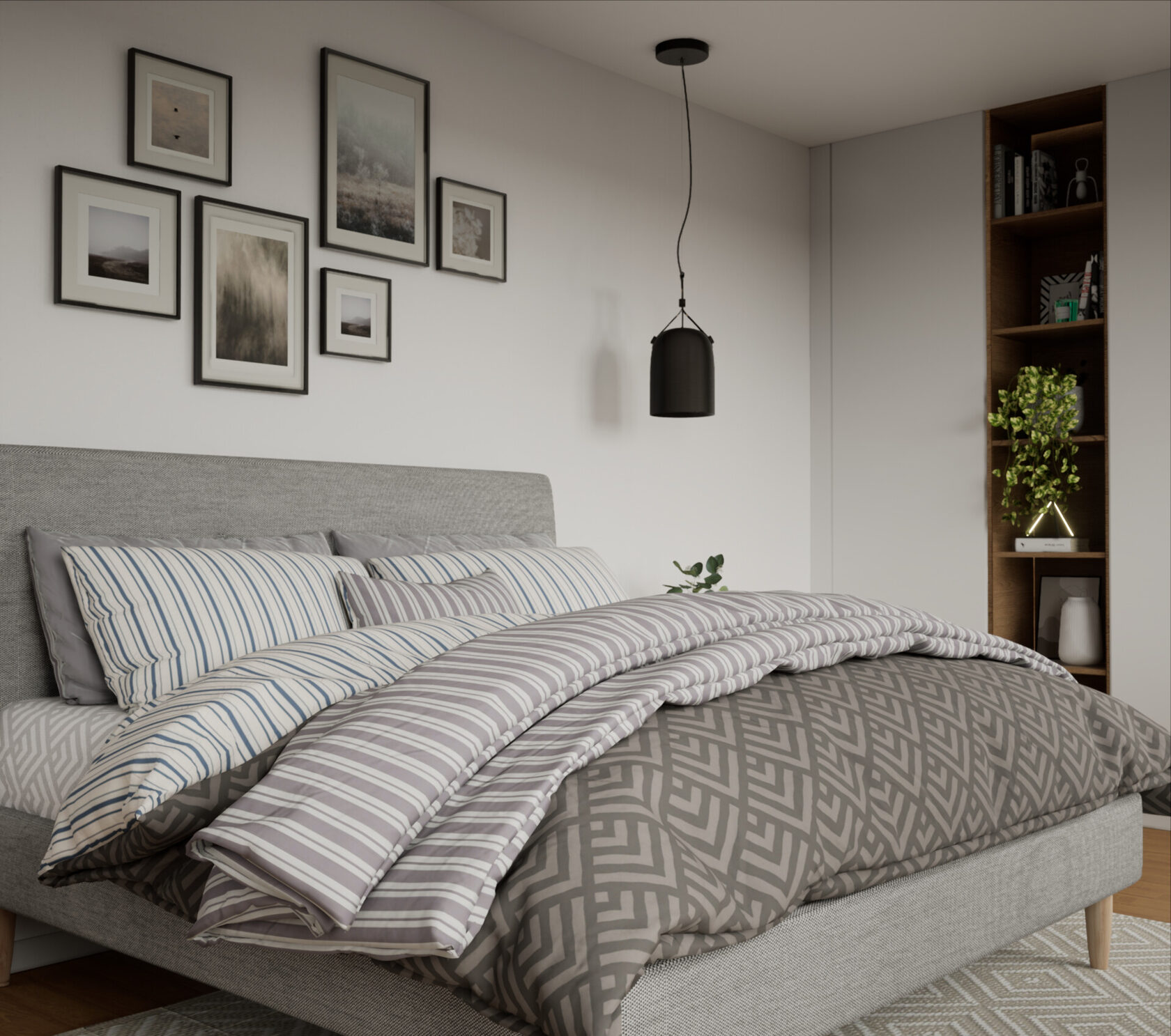 визуализация спальни