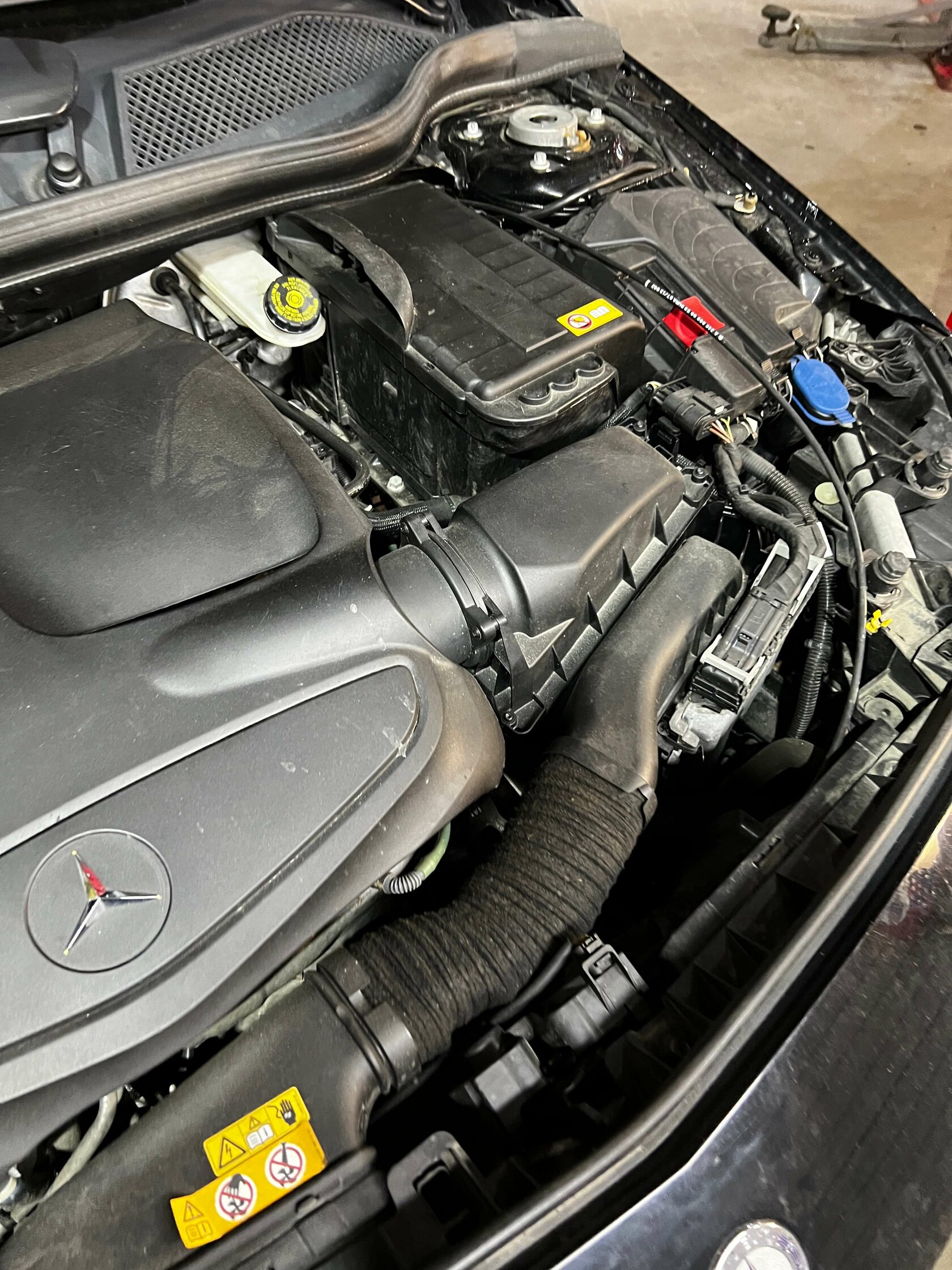 Mercedes-Benz A-class W176 замена масла в роботе