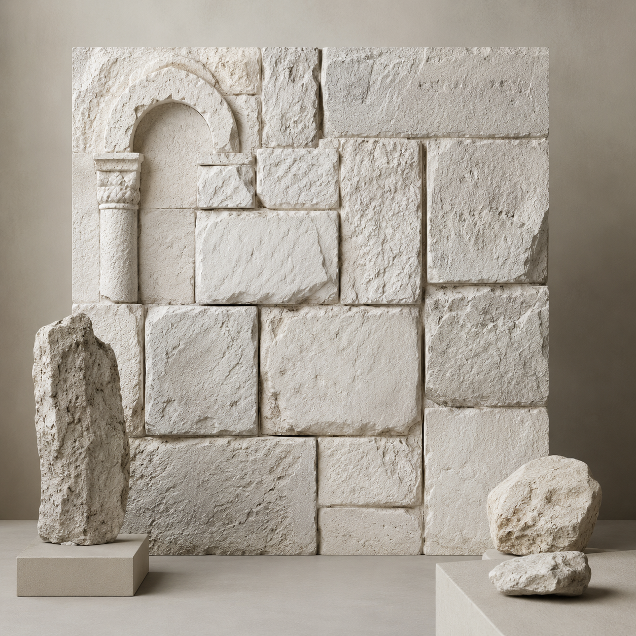 Travertine surface detail