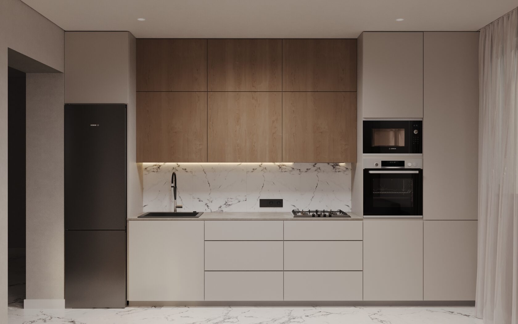 Кухня-гостинная