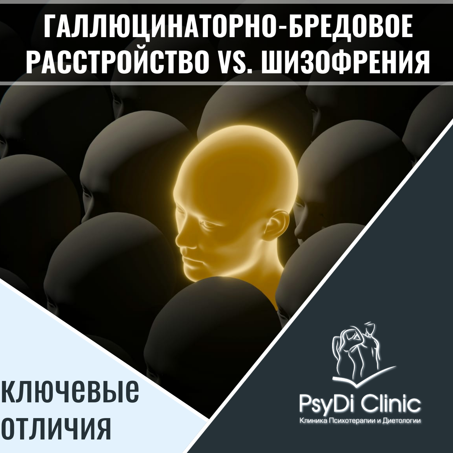 Галлюцинаторно-бредовое расстройство vs. шизофрения: ключевые отличия