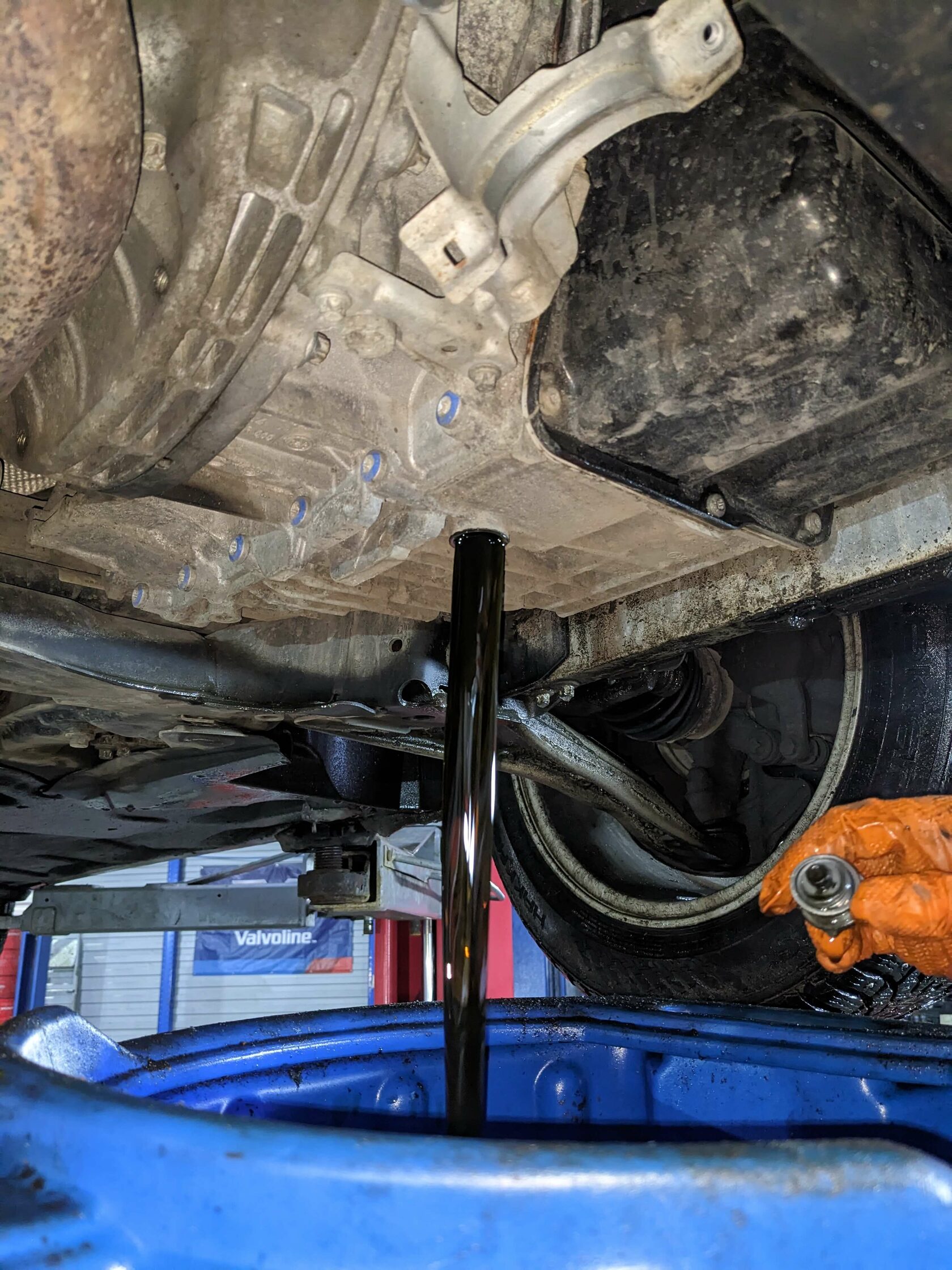 Слив масла Getrag 7G-DCT