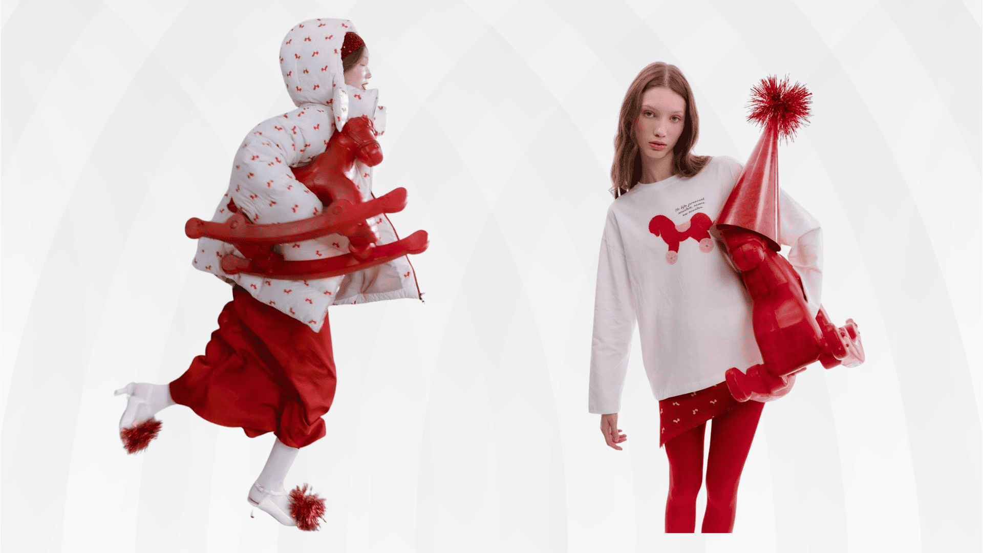 ccommode, красный конь, новый год 2026, платье на новый год, наряд на новый год, корпоратив 2026