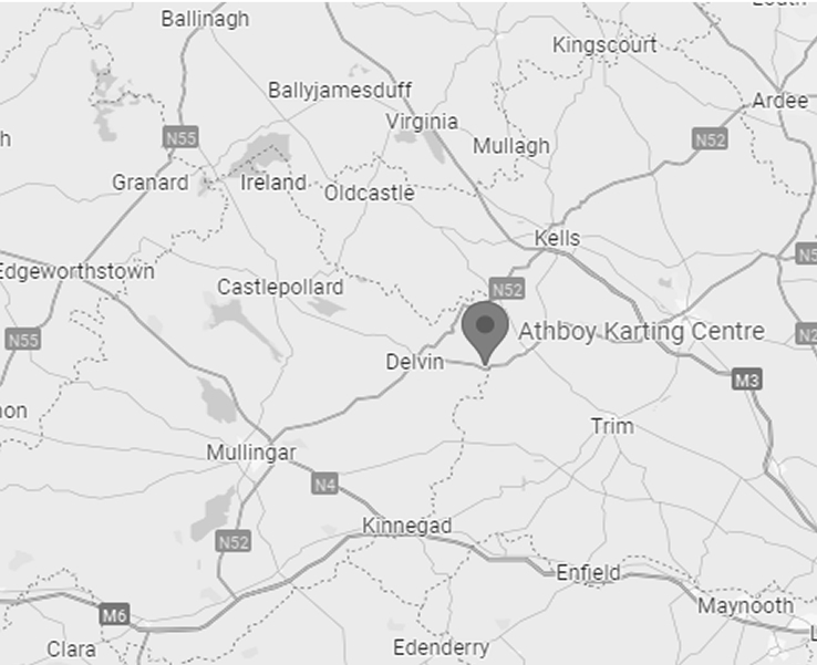Map directions to Athboy Karting Centre
