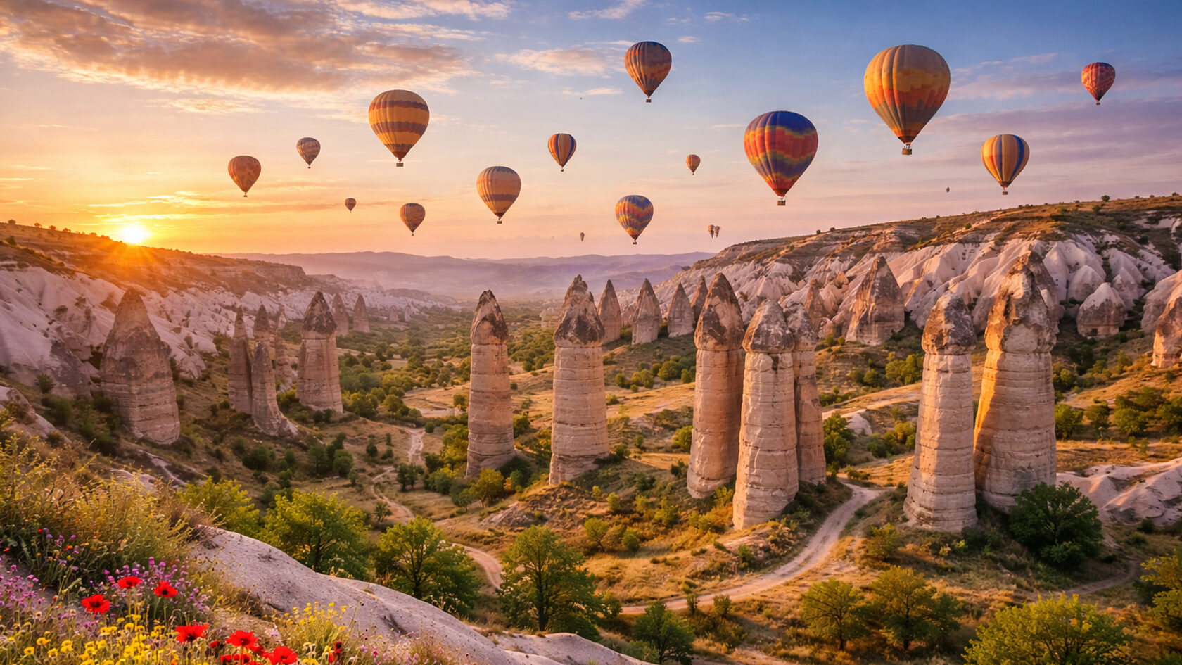 Долина Любви. Каппадокия. Турция 