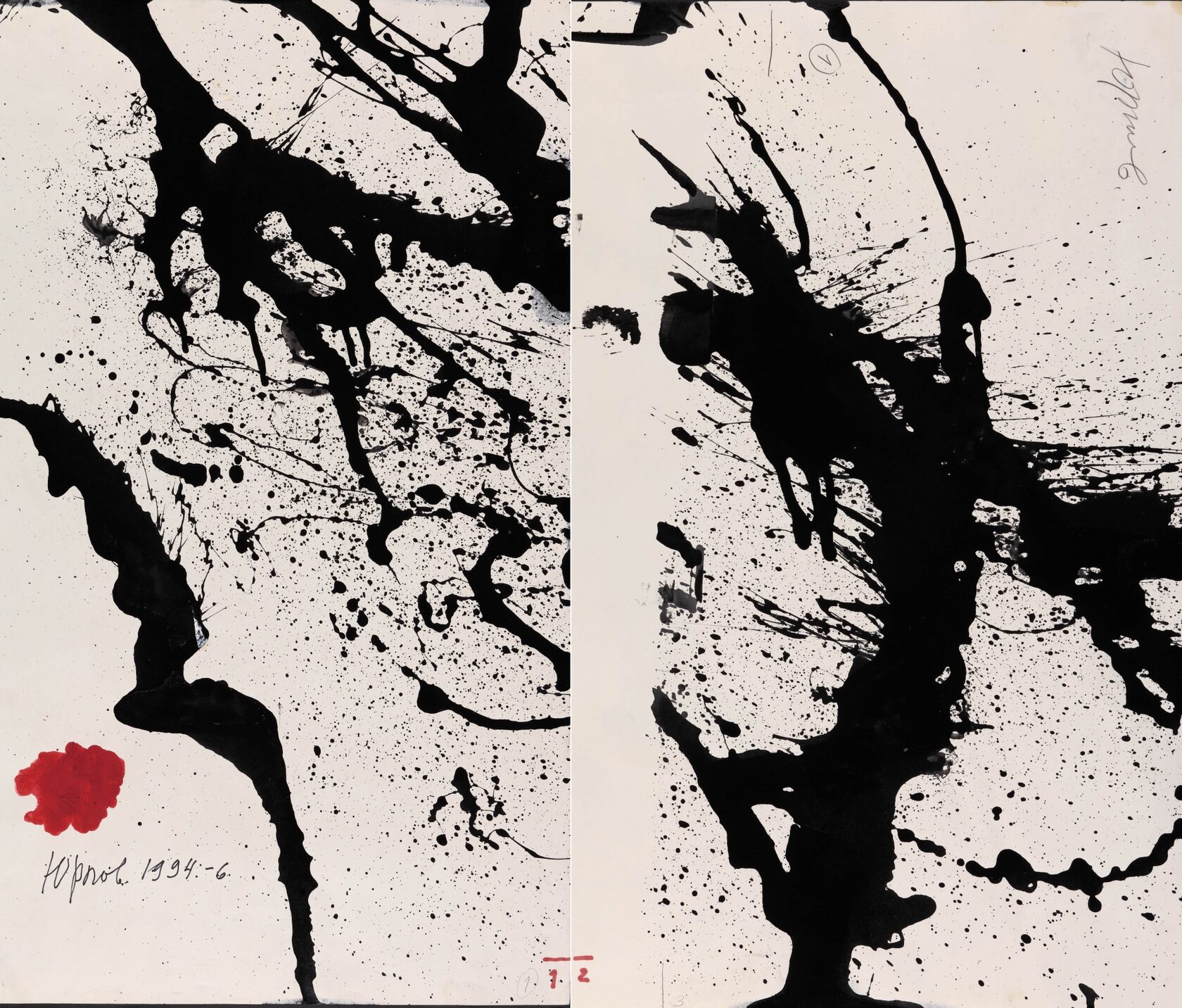 Из серии «Фонетика цвета». Диптих. 1994–1996
