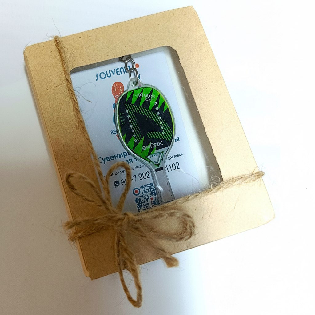 брелок ракетка пляжный теннис 25