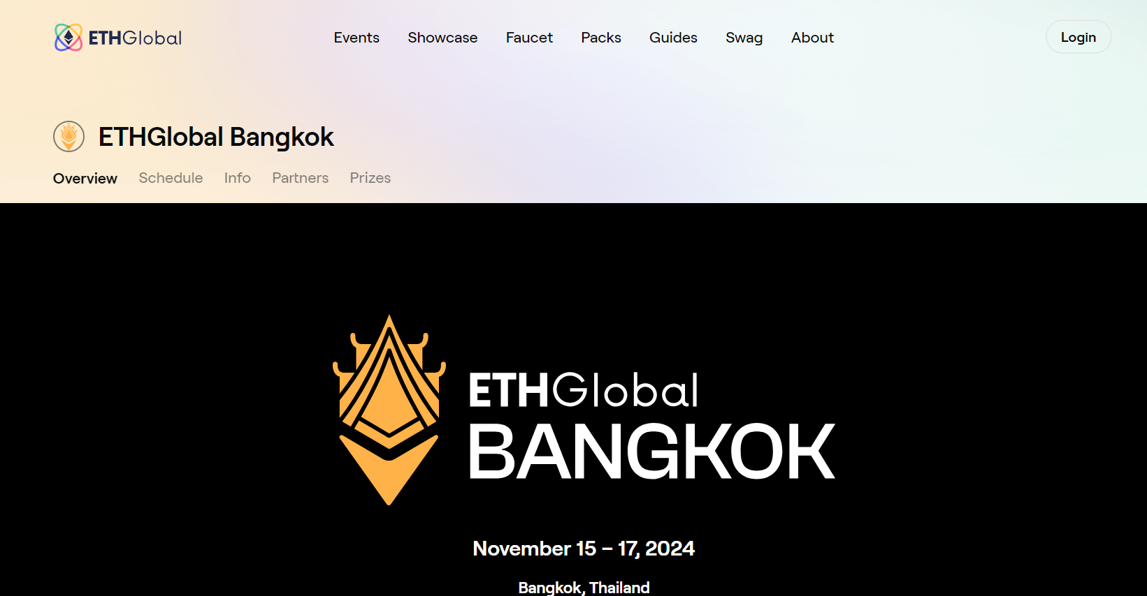 ETH Bangkok site