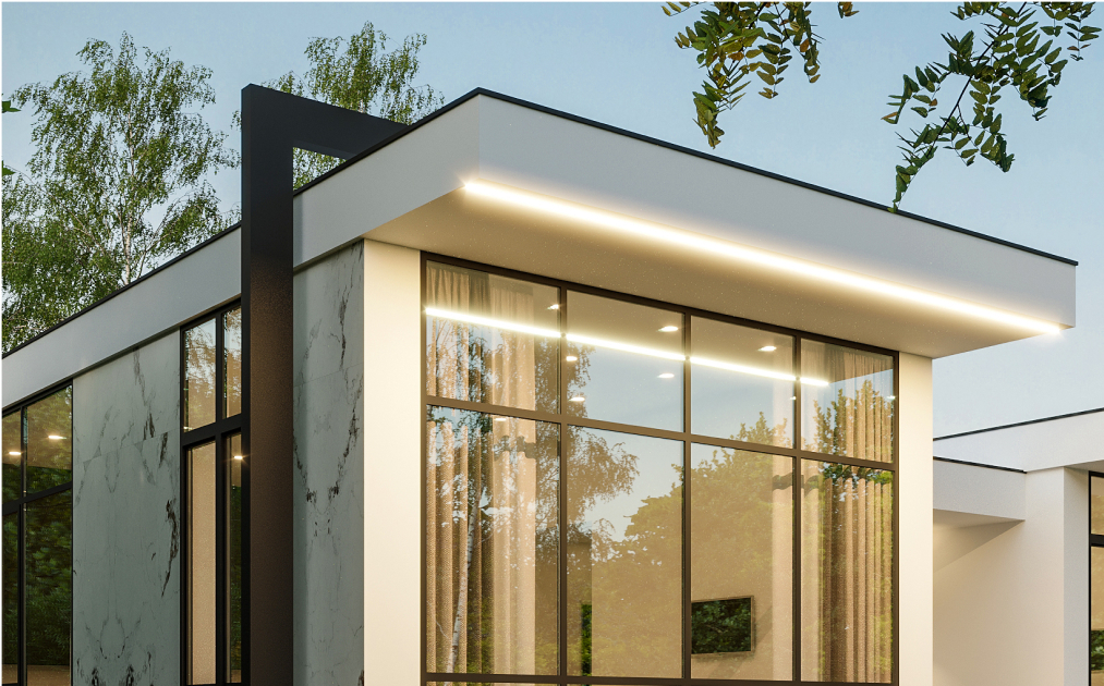 Проект Breeze 140 m². Шик без излишеств, благородство и абсолютный комфорт — ключевые идеи, которые удалось реализовать архитекторам в проекте современного частного дома Breeze.