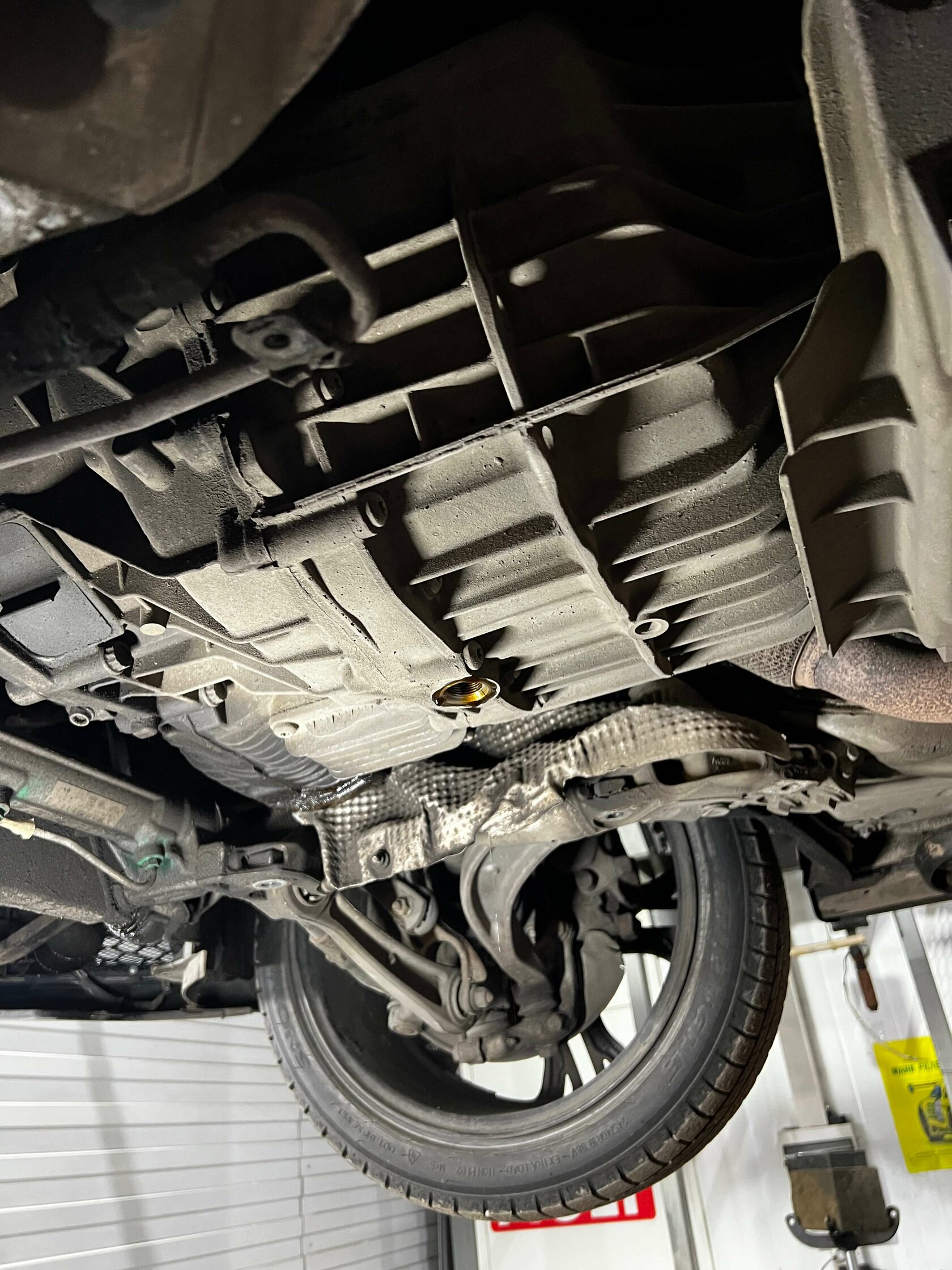 Слив масла Audi