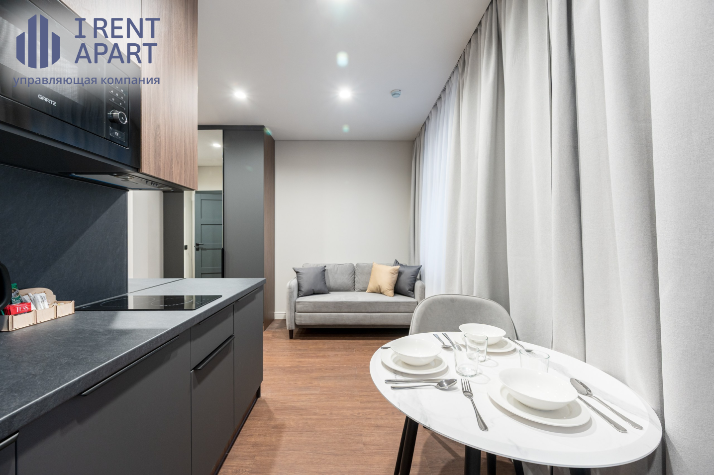 Квартира для посуточной аренды в Санкт-Петербурге с современным интерьером и высоким уровнем загрузки