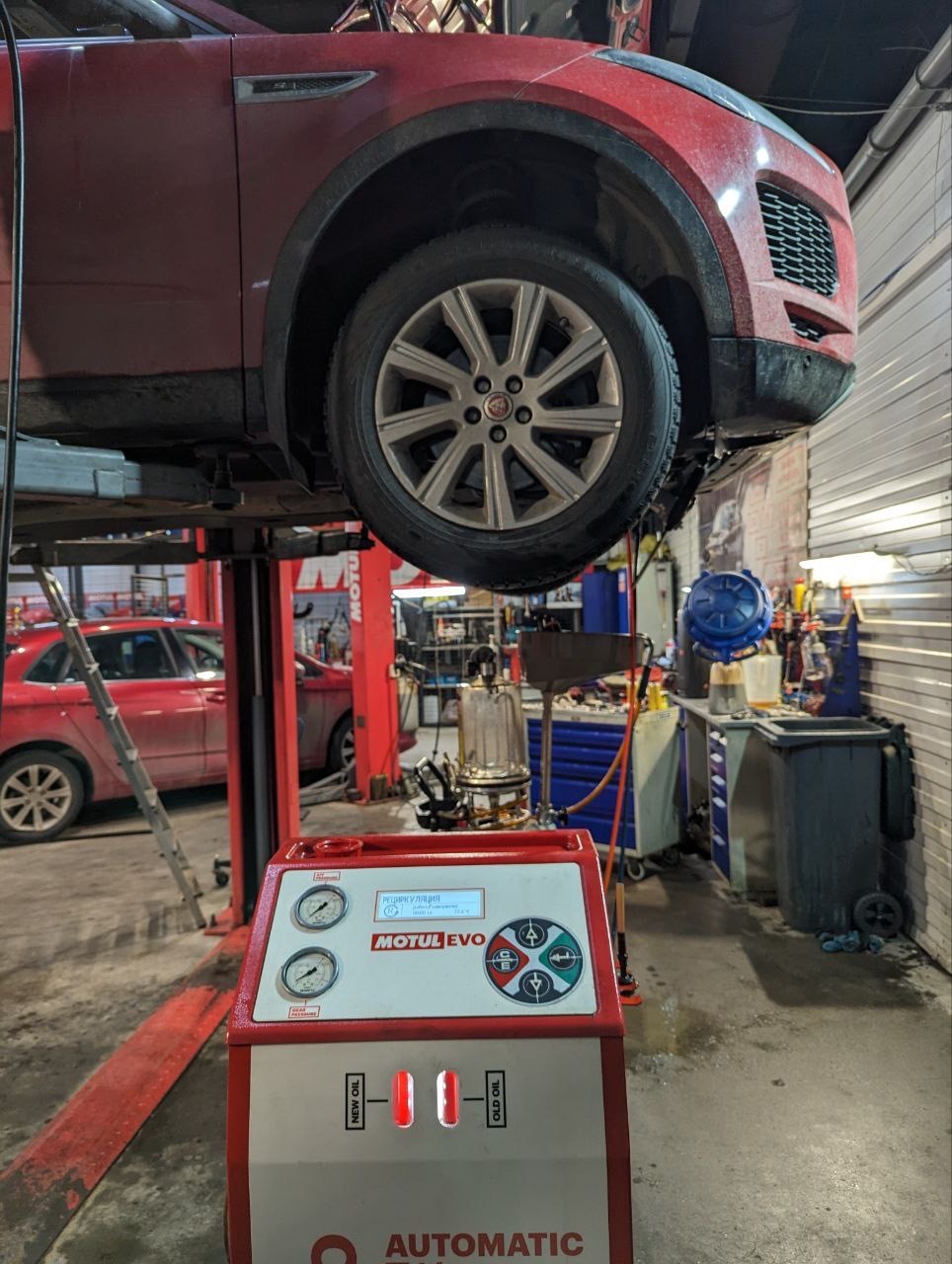 Результат обслуживания Jaguar в Motul Team